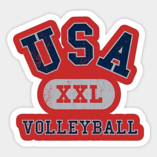 USA Volleyball III Sticker